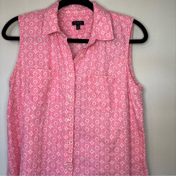 Women’s Talbots Button Down Tank Top - Picture 3 of 5